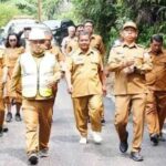 Bupati Taput Tinjau Jalan Hotmix 1,1 Km di Parmonangan, Waktu Tempuh Warga Dipangkas 30 Menit