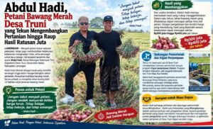 Abdul Hadi Buktikan Bertani Bawang Merah Bisa Jadi Pilihan Masa Depan