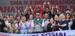 Bupati Humbahas Apresiasi Kegiatan ’Gospel Time’ di SMA Negeri 1 Doloksanggul