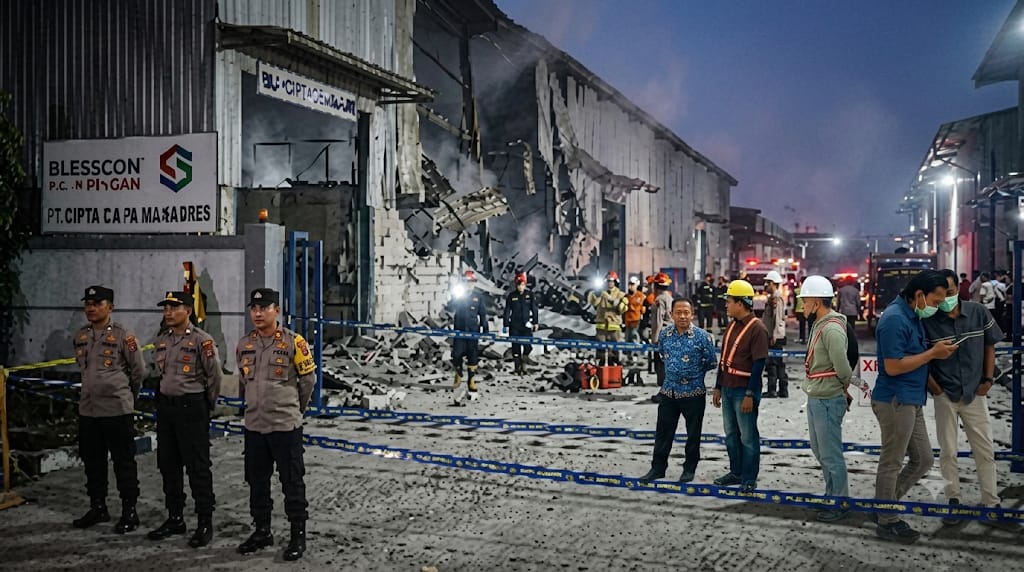 Sif Malam Berdarah di PT SPS Lamongan, 4 Buruh Meninggal Usai Tabung Pabrik Meledak