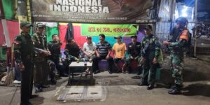 Koramil 03/Ps.Rebo-Ciracas Bersama Komduk Gelar Patroli Siskamling, Wujudkan Kamtibmas Aman dan Kondusif