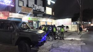 Patroli Malam Koramil 02/Pondok Gede, Cegah Kejahatan dan Jaga Kamtibmas di Wilayah Binaan
