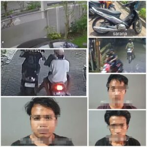 Pencurian Motor Surabaya Berakhir Tragis di Atas Genteng