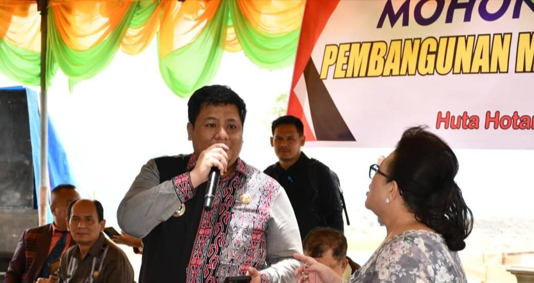 Bupati Samosir Beri Dukungan, Pembangunan Monumen Toga Gultom Dimulai