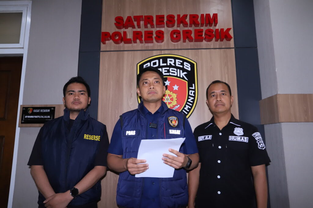 Maling Motor Rest Area Wahas Gresik Dibekuk Polisi