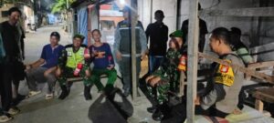 Cegah Gangguan Kamtibmas, Koramil 05/Bantar Gebang Bersama Aparat Gabungan Perkuat Patroli