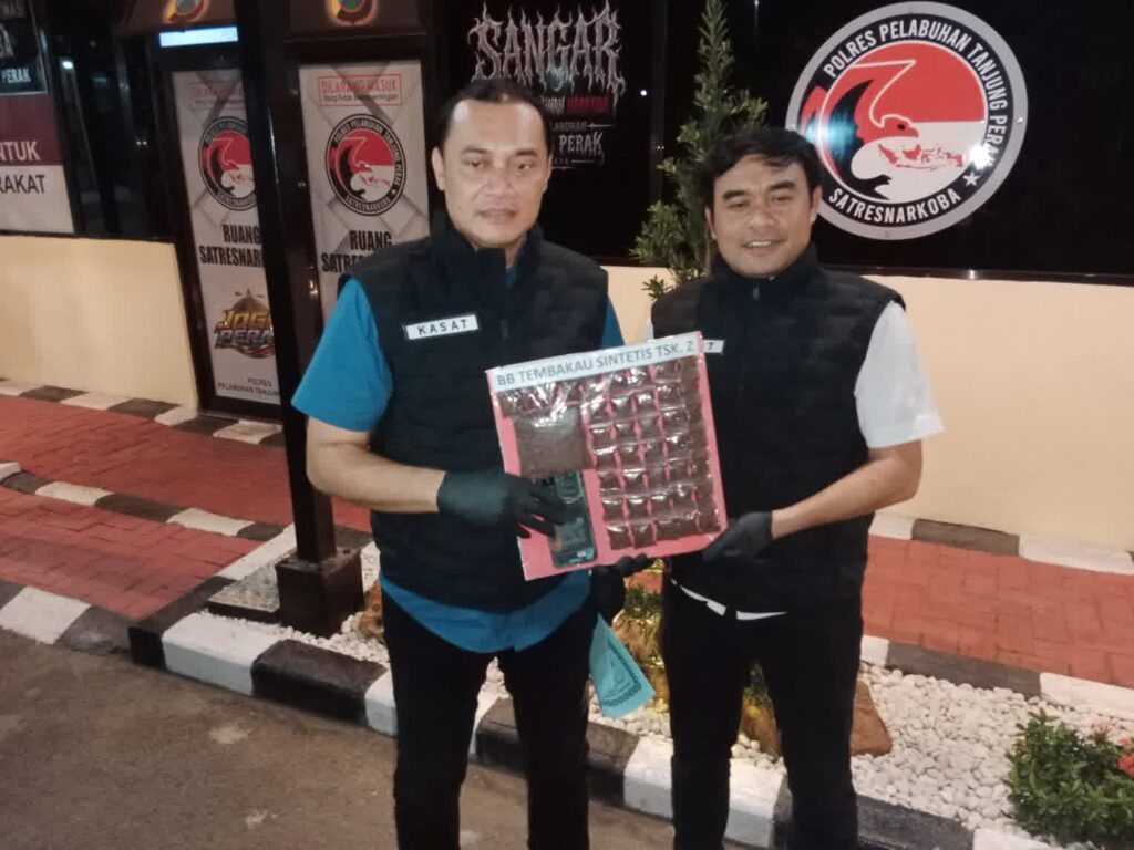 Grebek Kamar Kos, Z Ditangkap Edarkan 148 Gram Tembakau Sintetis di Gubeng Surabaya