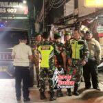 Giat Jaga Kamtibmas, Koramil 01/Kranji Bersama Polsek Bekasi Barat Ciptakan Rasa Aman di Wilayah