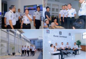 Kusnali Sidak Rutan Surabaya, Tegaskan Hak Warga Binaan Harus Setara