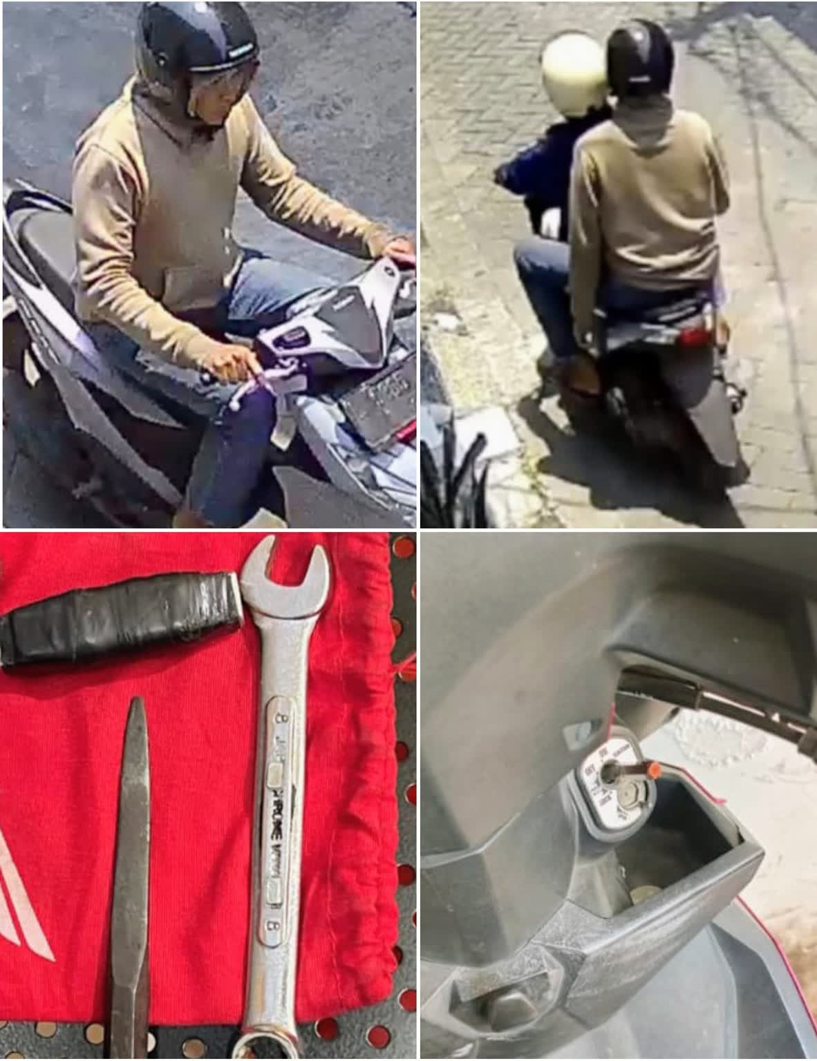 Foto: Polsek Gubeng Surabaya mengungkap dugaan pencurian sepeda motor di tiga lokasi dan mengamankan dua terduga pelaku