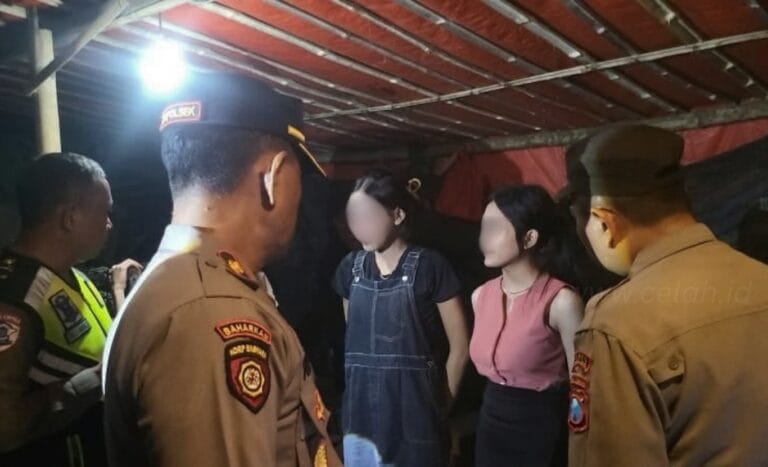 Warkop Pasar Mojoagung Disisir Polisi, Miras dan Praktik Asusila Jadi Sasaran