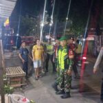 Antispasi Kejahatan Malam, Koramil 05/Bantar Gebang Bersama Aparat Gabungan Perkuat Patroli