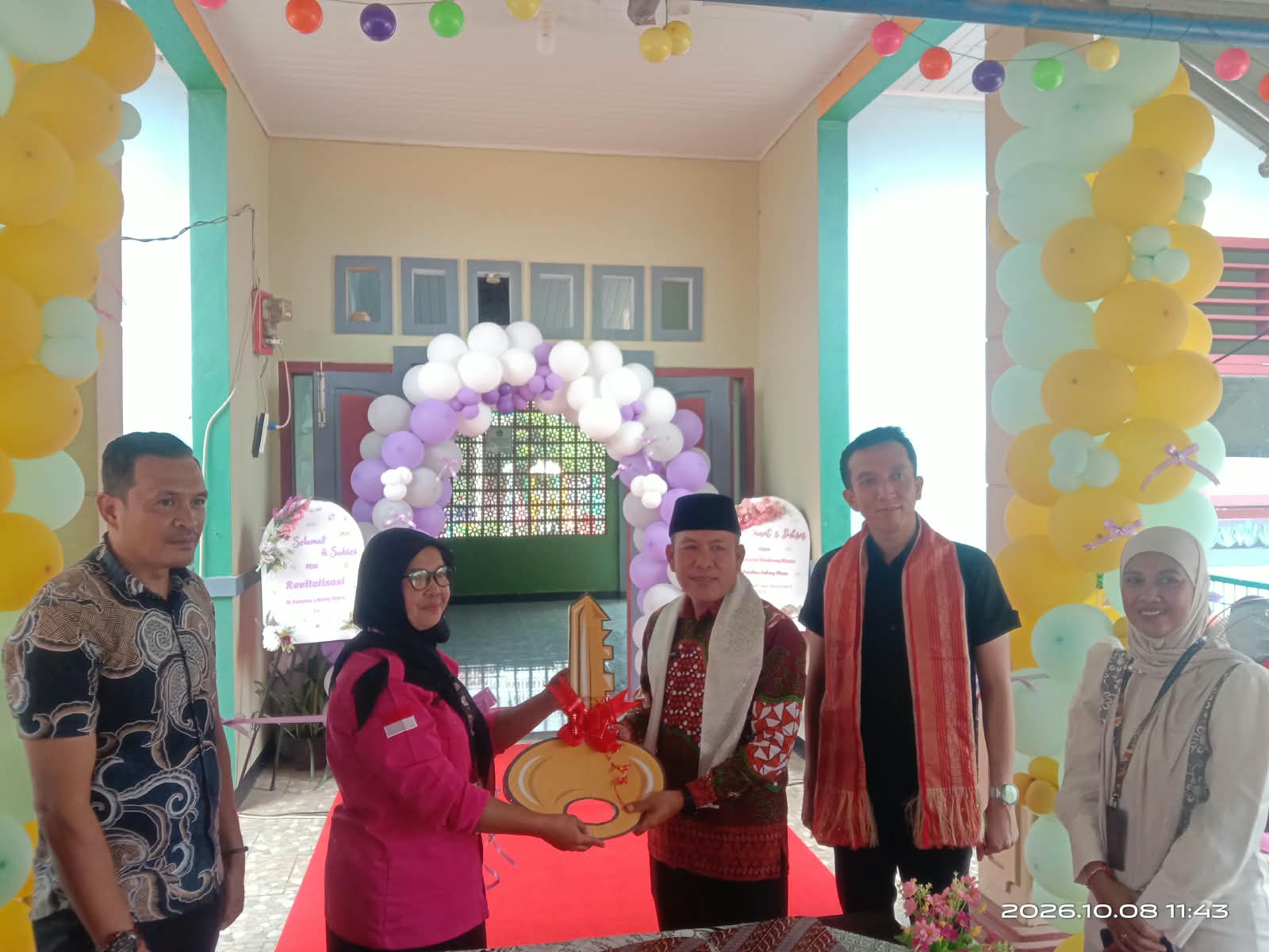 Revitalisasi Rampung, TK Pembina Lebong Utara Kini Lebih Representatif
