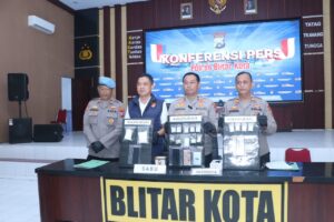 Polres Blitar Kota Bongkar Peredaran Narkoba Lintas Daerah