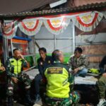 Patroli Malam Gabungan Koramil 03/Teluk Pucung Pastikan Keamanan Wilayah Tetap Terjaga