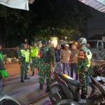 Cegah Tindakan Kejahatan Malam , Koramil 02/Pondok Gede Bersama Polsek Pondok Gede Jamin Kondusivitas Keamanan