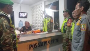 Ciptakan Rasa Aman, Koramil 03/Teluk Pucung Pastikan Keamanan Lingkungan Tetap Kondusif