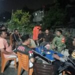 Perkuat Keamanan Wilayah, Koramil 01/Jatinegara Bersama Komduk Gelar Patroli/Siskamling