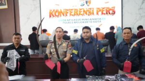 Polres Mojokerto Kota Amankan 21 Pemuda Diduga Serang Angkringan di Magersari