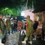 Koramil 03/Teluk Pucung Perkuat Keamanan Lingkungan Melalui Patroli Malam Rutin