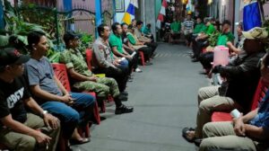 Koramil 05/Kramatjati-Makasar Gelar Patroli/Siskamling Malam Minggu Ciptakan Kamtibmas
