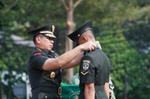 Pangdam Jaya Lantik 480 Bintara Infanteri TNI AD Dan Meresmikan Aula Gatot Subroto Rindam Jaya
