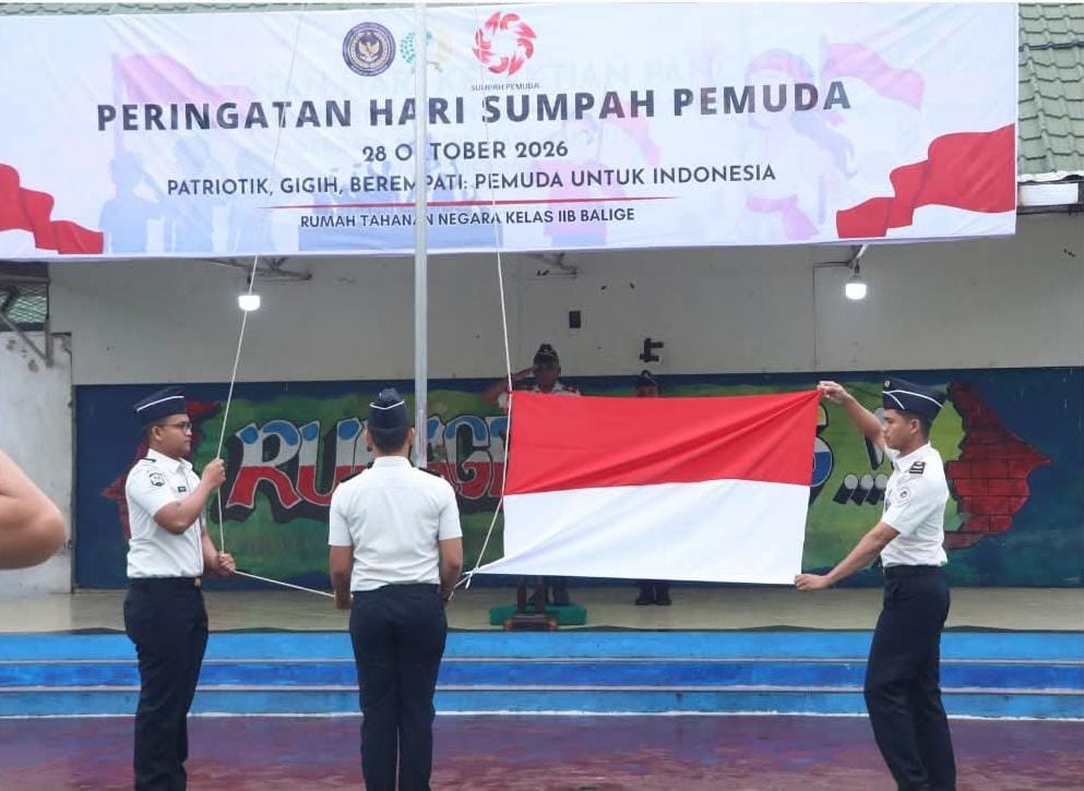 Sumpah Pemuda ke-98, Rutan Balige Tekankan Patriotisme dan Integritas