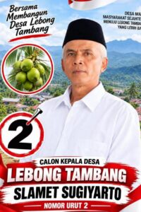 Slamet Sugiyarto, Cakades Lebong Tambang yang Siap Bawa Perubahan