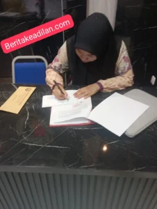 Pengaduan diterima petugas