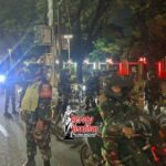 Wujudkan Keamanan, Koramil 01/Kranji dan Aparat Gabungan Gelar Patroli Malam