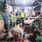 Antisipasi Kejahatan, Koramil 04/Jati Asih Bersama Linmas Pantau Kamtibmas Malam Hari
