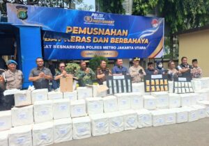 Obat Keras Ilegal Jutaan Butir Dimusnahkan Polres Jakarta Utara
