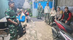 Koramil 07/Cipayung Gelar Patroli, Antisipasi Tawuran Malam Minggu