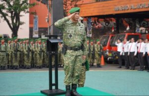 Kasiren Korem 052/WKR Pimpin Upacara 17-an, Tekankan Pentingnya Mewaspadai Ancaman Perang Informasi 
