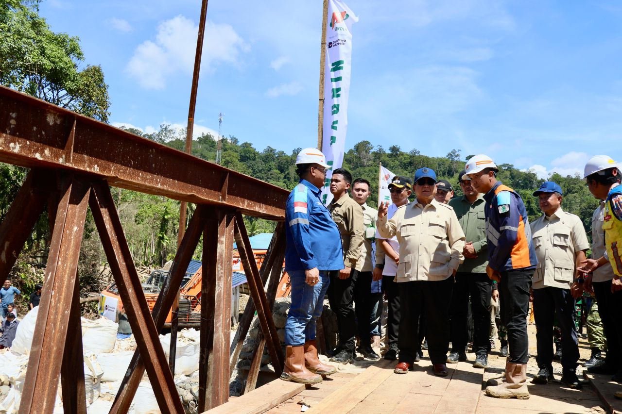 Prabowo dan Mendagri Kawal Percepatan Infrastruktur Pascabencana di Tapsel