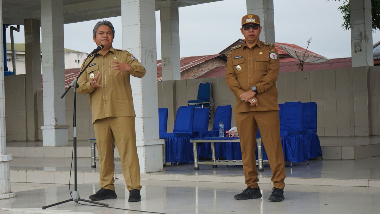 Pimpin Apel Gabungan, Bupati Tapanuli Utara Tekankan ASN Bekerja Keras dan Bekerja Cerdas